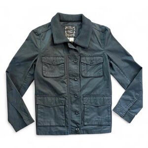 J. Crew Charcoal Button-Up Jacket